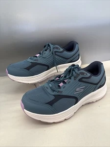 Skechers GO RUN Shoes Consistent 9.5 Blue Purple Air Cooled Goga Mat Lace-up - Picture 1 of 12