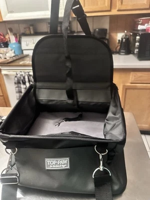 Top Paw Small Dog Vehicle Booster Seat 灰色 — 第 1/4 张图片
