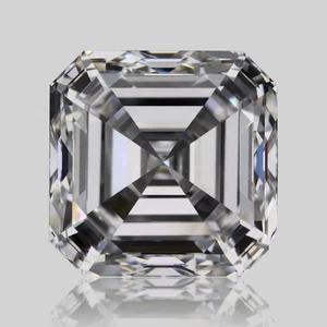 Asscher 1.50 Carat Cert. GIA Natural Mined Diamond Loose E color VVS2 clarity - Picture 1 of 2