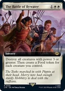 Magic The Gathering La Batalla de Bywater 346 Raro Arte Extendido El Señor de los Anillos - Imagen 1 de 1