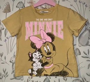 Girls Age 4-6 Years - Minnie Mouse T Shirt Top From H&M - Picture 1 of 2