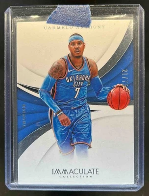 2017-18 Immaculate Carmelo Anthony #21/75 Thunder - Image 1 of 2