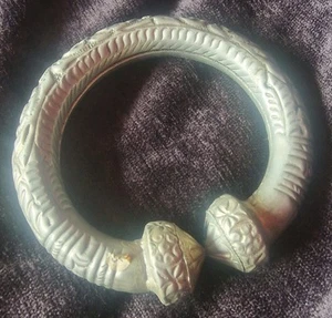 Brazalete Pulsera Torque Norte de Tailandia Étnica Colina Tribu Tribal Joyería - Imagen 1 de 6