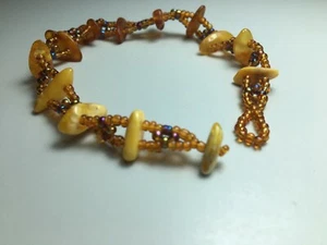 Bracciale Ambra Baltica Naturale 170-180 mm - Foto 1 di 2