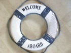 Lifering Welcome Aboard Yacht Boat Buoy 13"