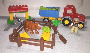 Lego DUPLO Trattore Agricolo #10524 Ritirato 2014 Trattore Carro Mucca - Foto 1 di 5