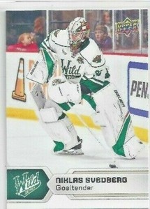 2017-18 Upper Deck AHL #44 Niklas Svedberg (goalie)