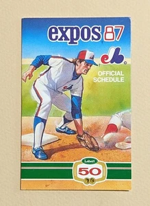 POCKET SCHEDULES - Montreal Expos Baseball Major League Baseball - Choose Year - Picture 1 of 38