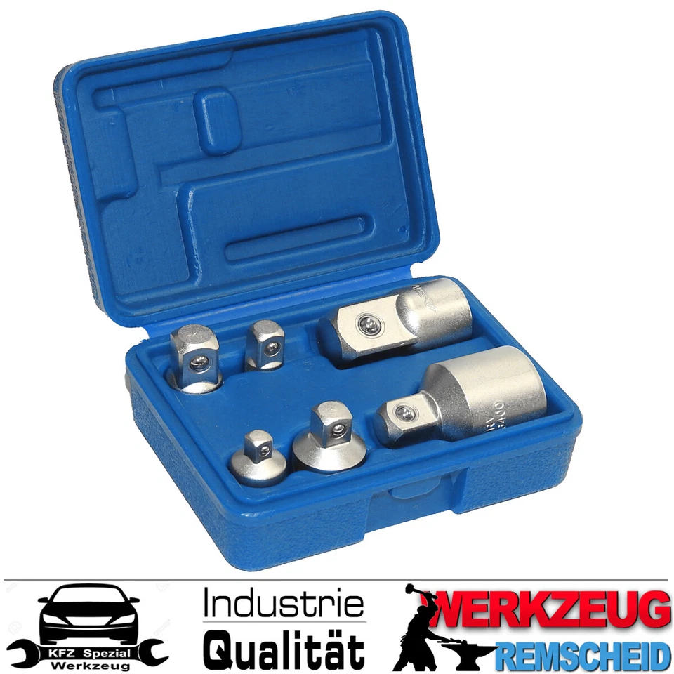 ASTA 6-tlg Stecknuss Adapter Steckschlüssel Einsätze Für 1/4" 3/8" 1/2" 3/4" Ratsche