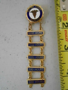 RARE SUTTER COAST HOSPITAL VOLUNTEER HOURS PINS 300 TO 5000 HOURS MEDICAL USN DR - Picture 1 of 5