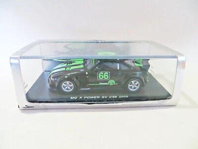 SPARK S0437 '2005 MG POWER SV #66' BLACK/GREEN. 1:43. MIB/BOXED - Image 1 of 4