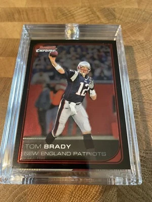 Tom Brady 2006 Bowman Chrome #166 Super Bowl New England Patriots Card MINT - Image 1 of 2