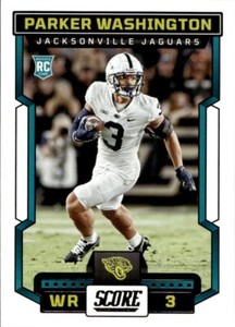 Parker Washington 2023 Score Football - #361 RC - Jacksonville Jaguars / Penn St