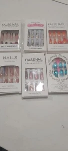 Press On Nails, verschiedene Marken, verschiedene Styles, 6er Set!!!! - Bild 1 von 7
