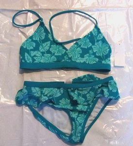 NWT Girls Size Large (10) * GAP KIDS * 2-Pc Tropical Swimsuit - Picture 1 of 4