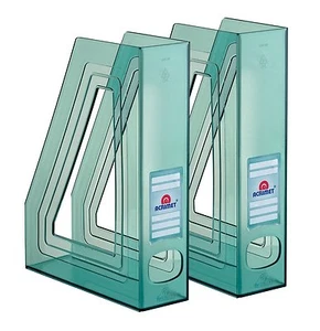 Acrimet Magazin Aktenhalter (Packung mit zwei) (klargrün) - Bild 1 von 3