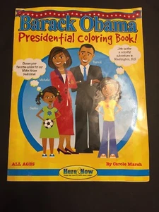 Barack Obama Presidential Coloring Book (Here & Now) By Carole Marsh - Picture 1 of 12