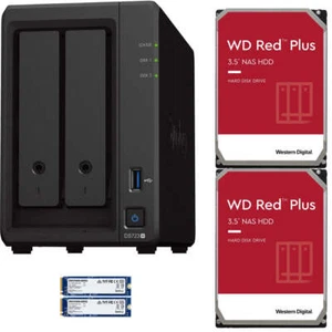 Synology DS723+ 2 GB RAM 1,6 TB Cache 6 TB (2x3 TB) WD RED PLUS Laufwerke - Bild 1 von 1