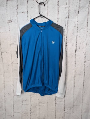 Canari Мужская длинным рукавом полный молнии Велоспорт легкий куртка ветровка дождь Ex - Изображение 1 из 4