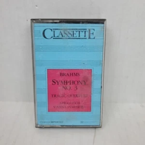 Brahms Symphony No. 3 Tragic Overture Cassette Tape Sawallisch Vienna '80's 1984 - Picture 1 of 4