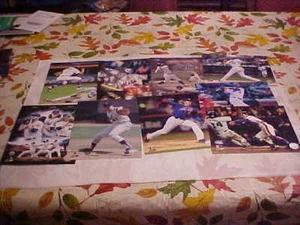(9) New York Mets 8x10 Licensed Photo's Package  Noah  Seaver  Carter  Rosario  - Picture 1 of 6