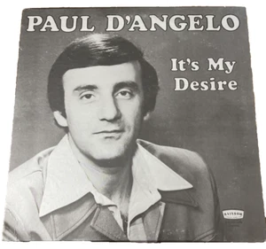 Paul D’Angelo It’s My Desire Album LP-RARE VINTAGE-SHIPS N 24 HOURS - Picture 1 of 5