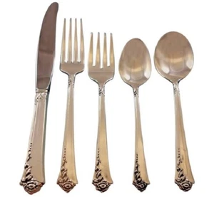 Damask Rose by Oneida Sterling Silver Flatware Set for 8 Service 40 pieces - Picture 1 of 7