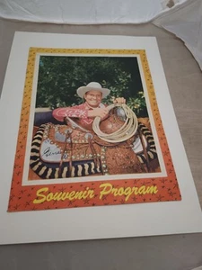 1950s Gene Autry Rodeo Show Souvenir Program Annie Oakley Gail Davis Pat Buttram - Picture 1 of 3