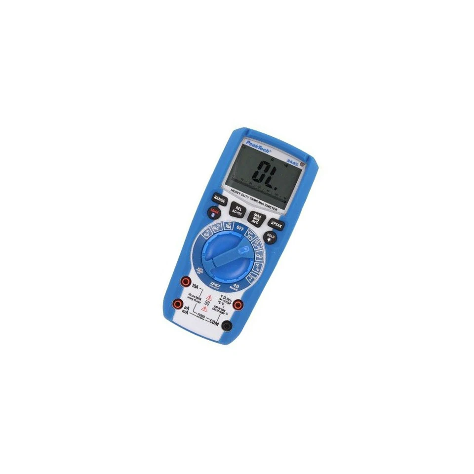 P3445 Digitaler Multimeter VDC: 600m/6/60/600/1000V True RMS IP67 PEAKTECH - Bild 1 von 1