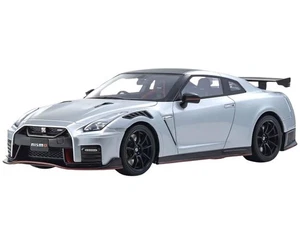 Kyosho Samurai 1/18 Nissan GT-R NISMO 2020 Silver Limited 700 Unused - Picture 1 of 12