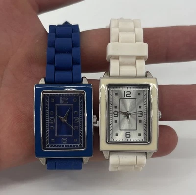 GOSSIP GSP971B White-Tone And Blue Tone Quartz Analog Women's Watch. - Image 1 of 4