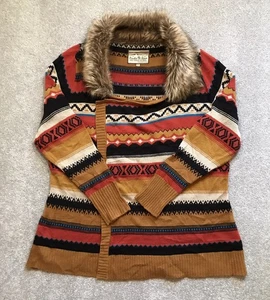 Powder RR River Outfitters Panhandle Slim Aztec Cardigan Pullover XXL Western - Bild 1 von 8