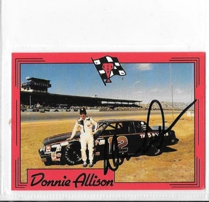 NASCAR LEGEND DONNIE ALLISON NASCAR TRADING CARD HANDSIGNIERT SIGNED - Bild 1 von 1