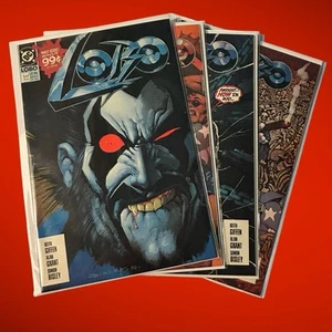 Lobo #1-4 Complete 1st Limited Series Simon Bisley 1990 DC Comics High Grade NM - Picture 1 of 16