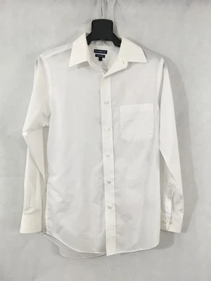 Camisa de vestir CROFT&BARROW para hombre resistente a las arrugas manga larga abotonada talla 14,5 Foto 1 de 4
