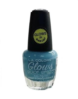L.A. COLORES ●BRILLO EN LUZ NEGRA● C68547 ●LÚCIDO● Esmalte de uñas.  Foto 1 de 4