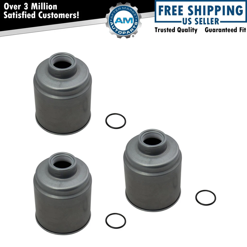 Juego separador de agua filtro combustible de repuesto Ecogard de 3 piezas para Ram 2500 3500 Foto 1 de 2