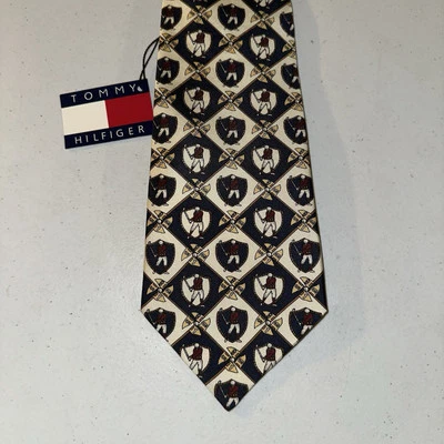 Corbata de golf vintage Tommy Hilfiger tema 100 % seda hecha en EE. UU. NUEVA CON ETIQUETAS Foto 1 de 4