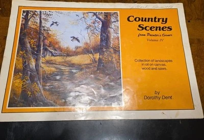 Country Scenes from Painter's Corner  Vol. IV Dorothy Dent Painting Oil Tole - Image 1 of 4