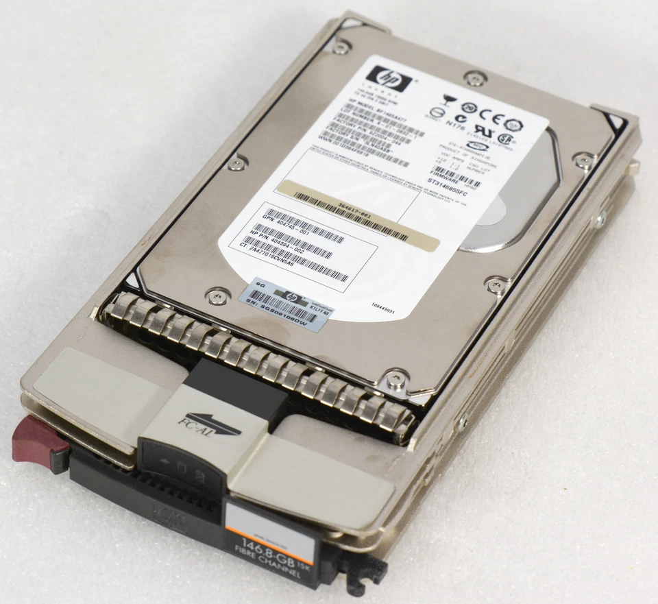 146GB 15K HDD Hard Drive BF1465A477 9Z2004-044 HP02 40-PIN Fibre Channel P48V300 - Image 1 of 1