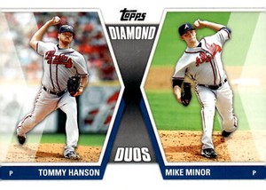 2011 Topps Baseball Tommy Hanson / Mike Minor #DD-HM