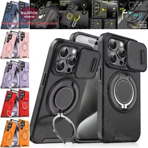 Für iPhone 16 15 14 13 12 11 Pro Max xs Stoßfest Handyhülle Case Cover+Halter - Zdjęcie 1 z 16