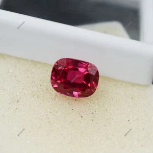 Cushion Cut Loose Gemstone Ring Size Natural Pink Ruby 4.55 Ct CERTIFIED - Picture 1 of 12