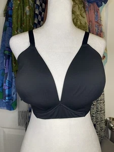 Sujetador DKNY Talla XL DK7664 Acolchado Claro Negro Suave Contorneado Correas Ajustables - Imagen 1 de 7
