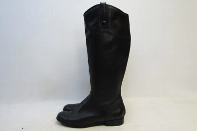 Ciao Bella Womens Size 8.5 B Black  Leather Zip Knee High 16" Shaft Boots - Image 1 of 4
