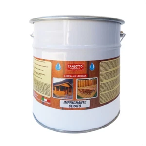 Impregnante cerato all'acqua per legno interni ed esterni (10 LITRI) - Imagen 1 de 19