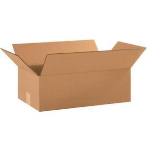 18x10x6" Corrugated Boxes for Shipping, Packing, Moving Supplies, 25 Total