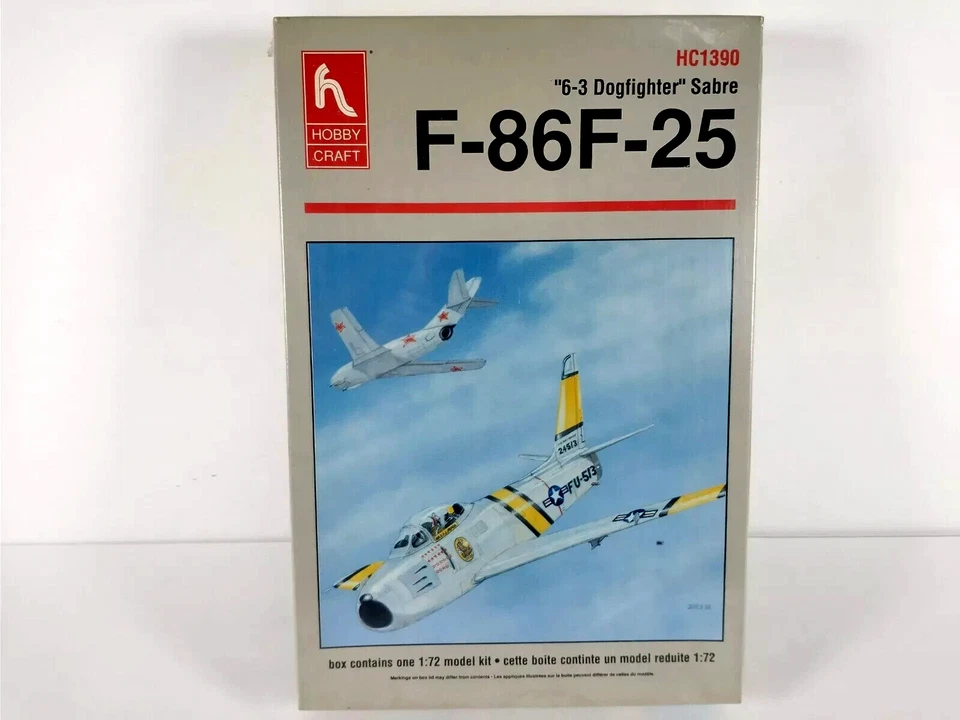 Hobby Craft HC1390 F-86F-25  "6-3 Dogfighter " SABRE scala 1/72 - Immagine 1 di 1