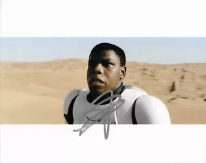 John Boyega Star Wars Das Erwachen der Macht handsigniertes Foto signiert 8x10 #2 Finn - Bild 1 von 1