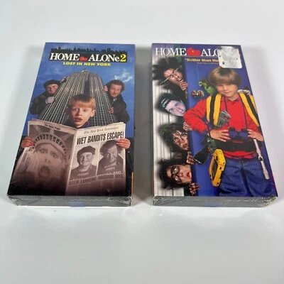 Home Alone 2 & 3 VHS Tapes Fox Video Movie Lot with Brand New! Sealed Watermarks - Image 1 of 4